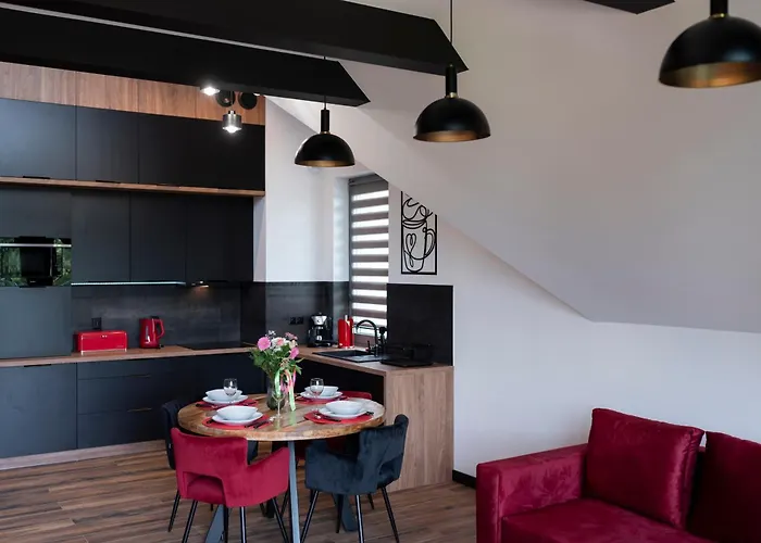 Lägenhet Aparts4u - Kras B307 Z Prywatnym Jacuzzi, Antresola I Widokiem Na Gory