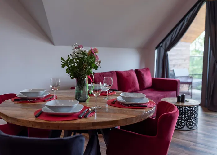 Aparts4u - Kras B307 Z Prywatnym Jacuzzi, Antresola I Widokiem Na Gory Lägenhet *