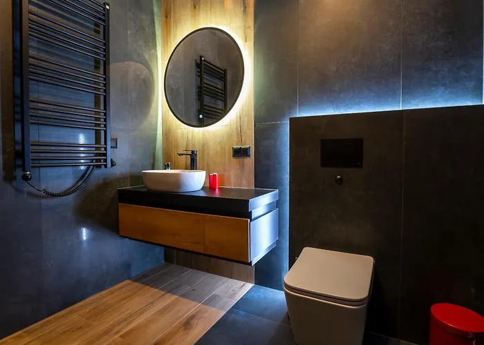 Lägenhet Aparts4u - Kras B307 Z Prywatnym Jacuzzi, Antresola I Widokiem Na Gory *