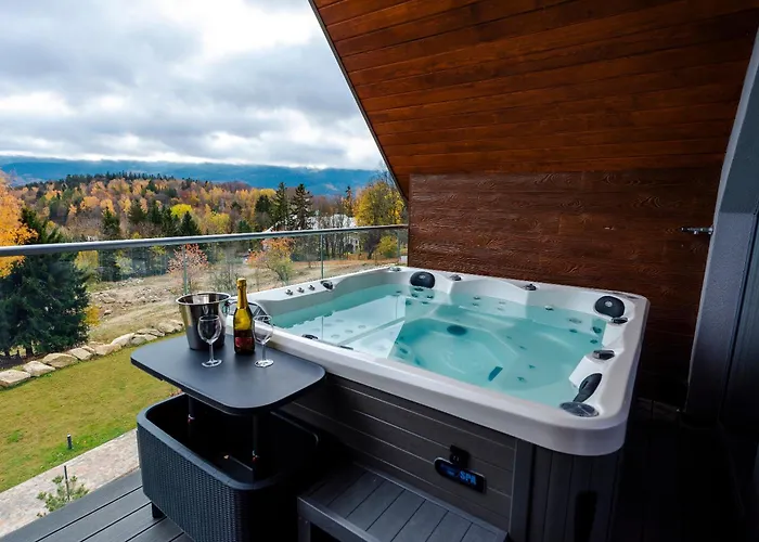 Aparts4u - Kras B307 Z Prywatnym Jacuzzi, Antresola I Widokiem Na Gory Lägenhet