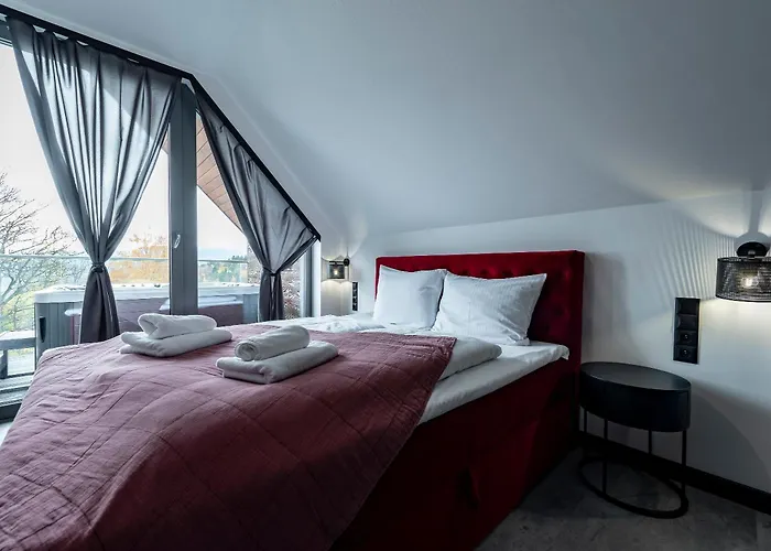 Lägenhet Aparts4u - Kras B307 Z Prywatnym Jacuzzi, Antresola I Widokiem Na Gory *