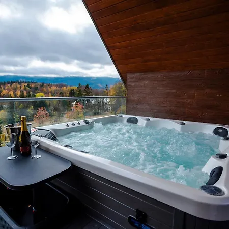 Aparts4u - Kras B307 Z Prywatnym Jacuzzi, Antresola I Widokiem Na Gory Apartman Szklarska Poręba